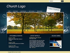 church website design